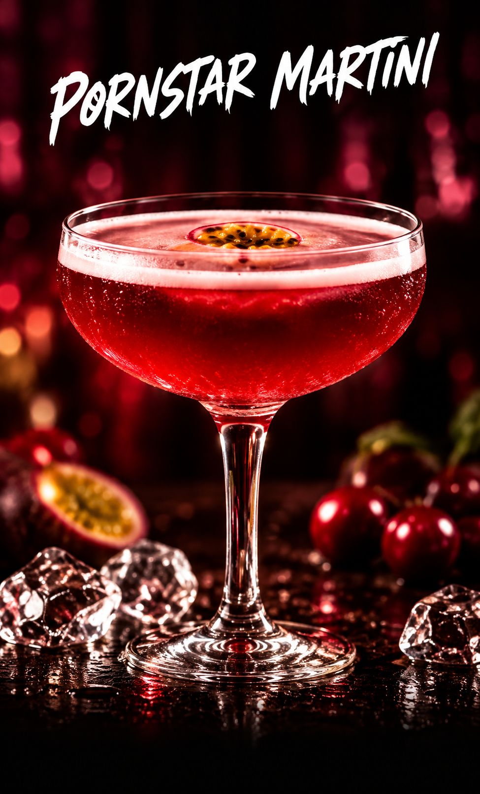 Pornstar Martini cocktail artwork