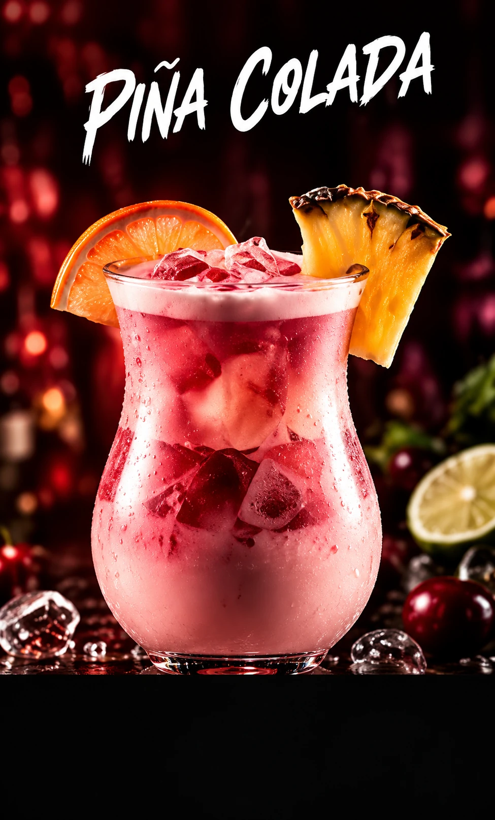 Pina Colada cocktail artwork